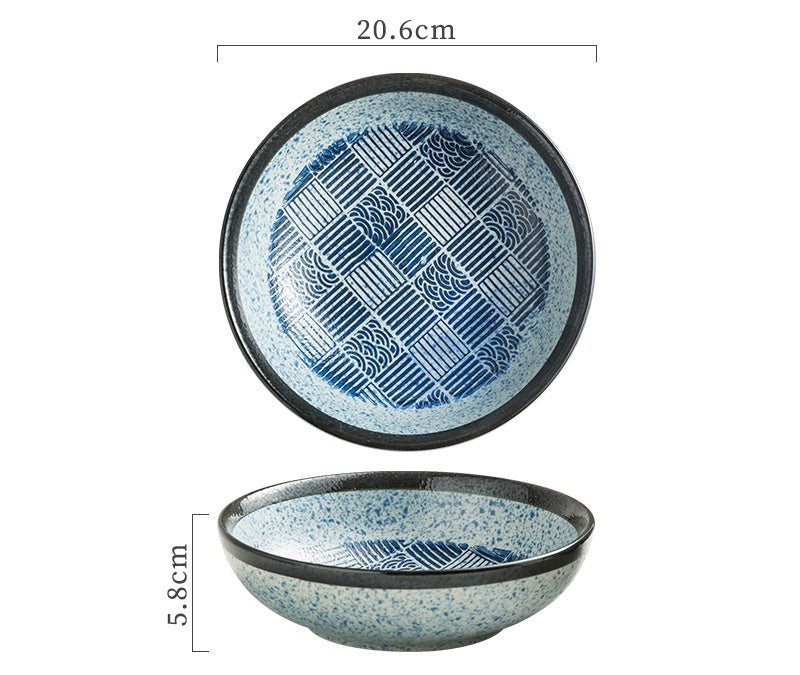 Aozora Wave Ceramic Bowl
