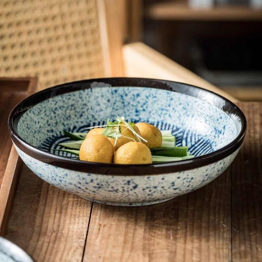 Aozora Wave Ceramic Bowl