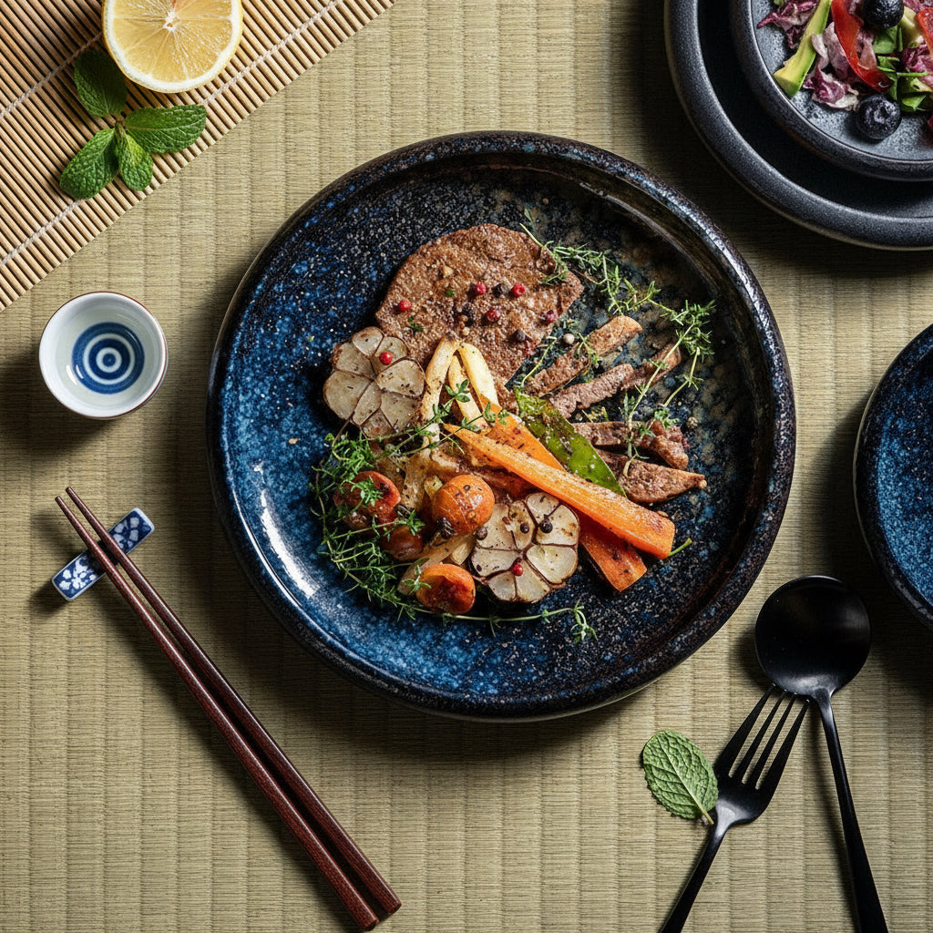 碧(azure plate). Meaning: Clear sky–blue; bright, pure, elegant.